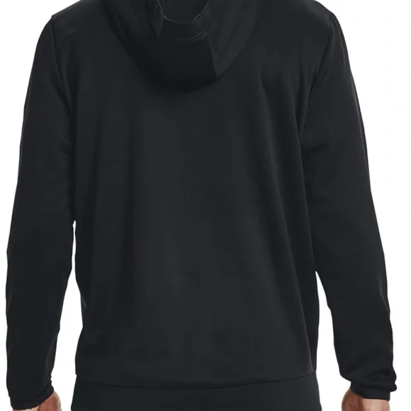 UNDER ARMOUR BASEBALL⚾️Black HOODIE Silver & White Logo Size Large - Picture 3 of 10